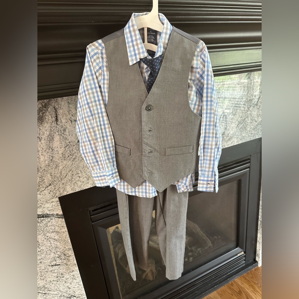 Nautica Gray and Blue Kids Matching Set